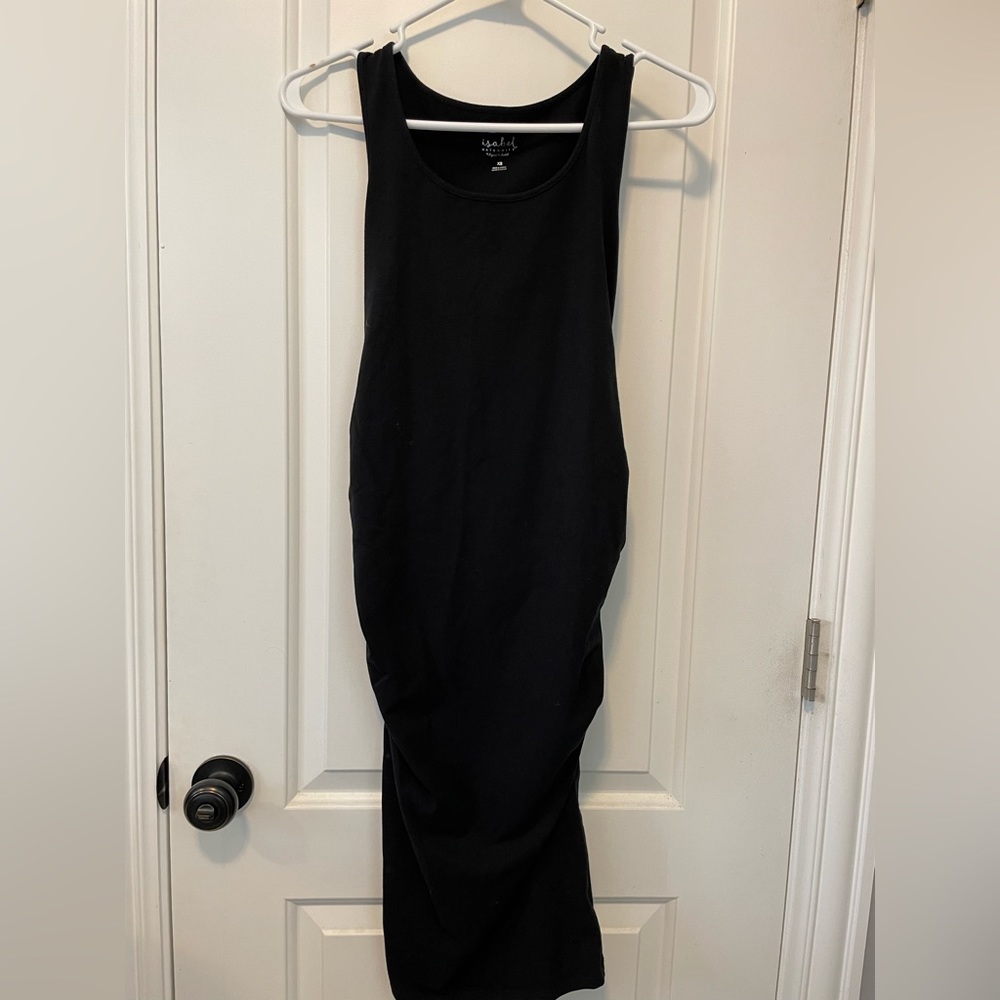 Midi black maternity dress by Ingrid and Isabel XS